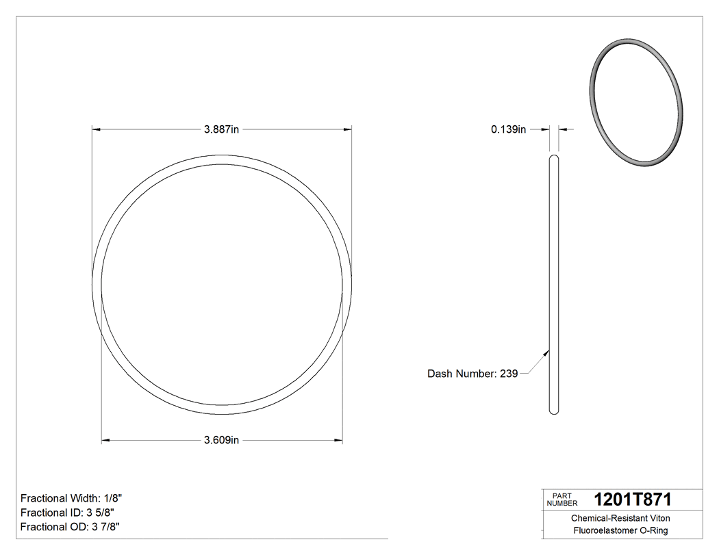 Technical drawing - 1201T871